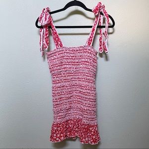 VICI Red Floral Dress